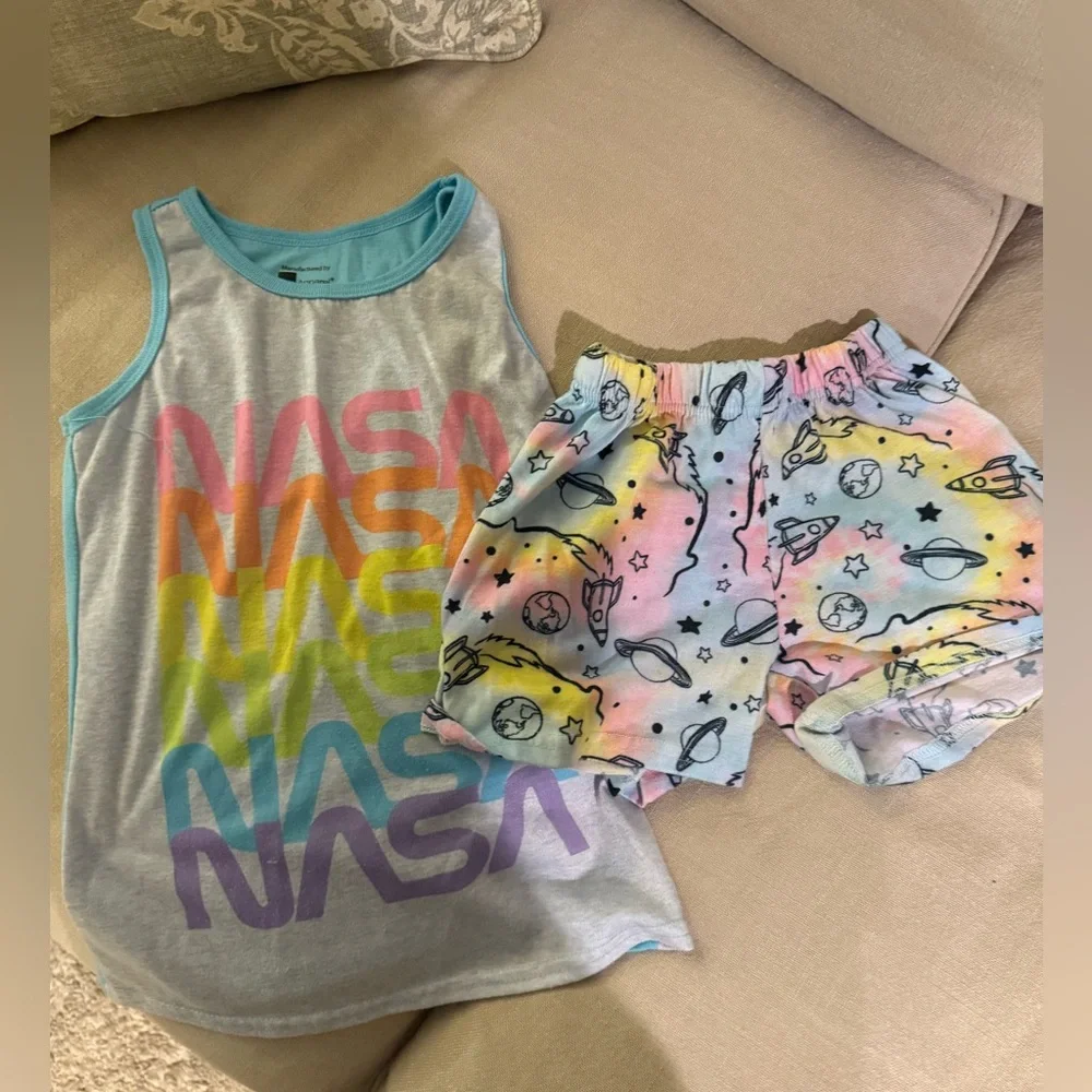 NASA Tank Top and Shorts pajama Set